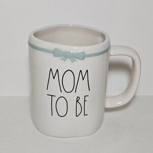 Rae Dunn "Mom To Be" Baby Shower Mothers Day Gift Coffee Tea Cup Mug